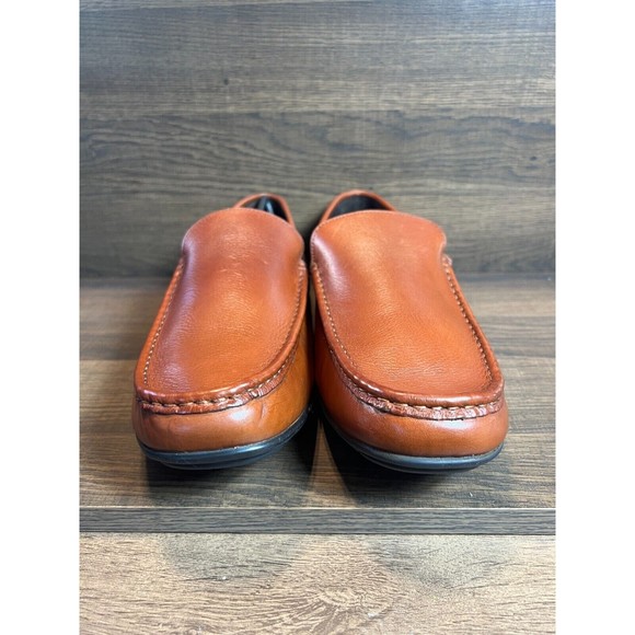 Anthony Veer Cleveland Driver Slip On Loafer Saddle Tan 14D NWB - Picture 9 of 10